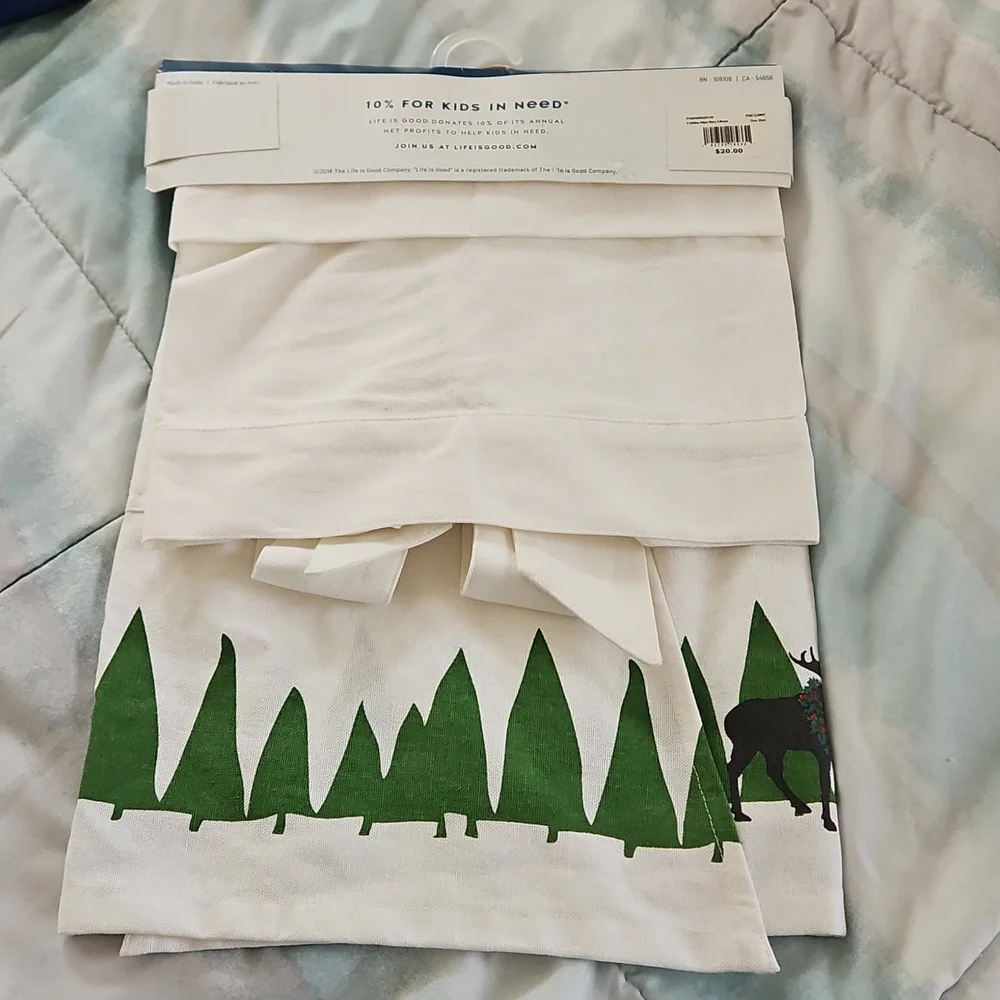 NWT Life Is Good Merry X-Moose Apron